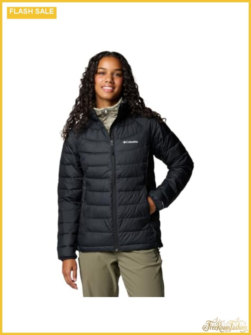Womens Powder Lite II Full Zip Quilted Ski Jacket Omni-Heat